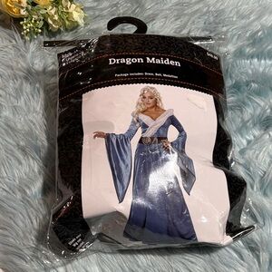 California Costumes Dragon Maiden Halloween Cosplay Costume sz L